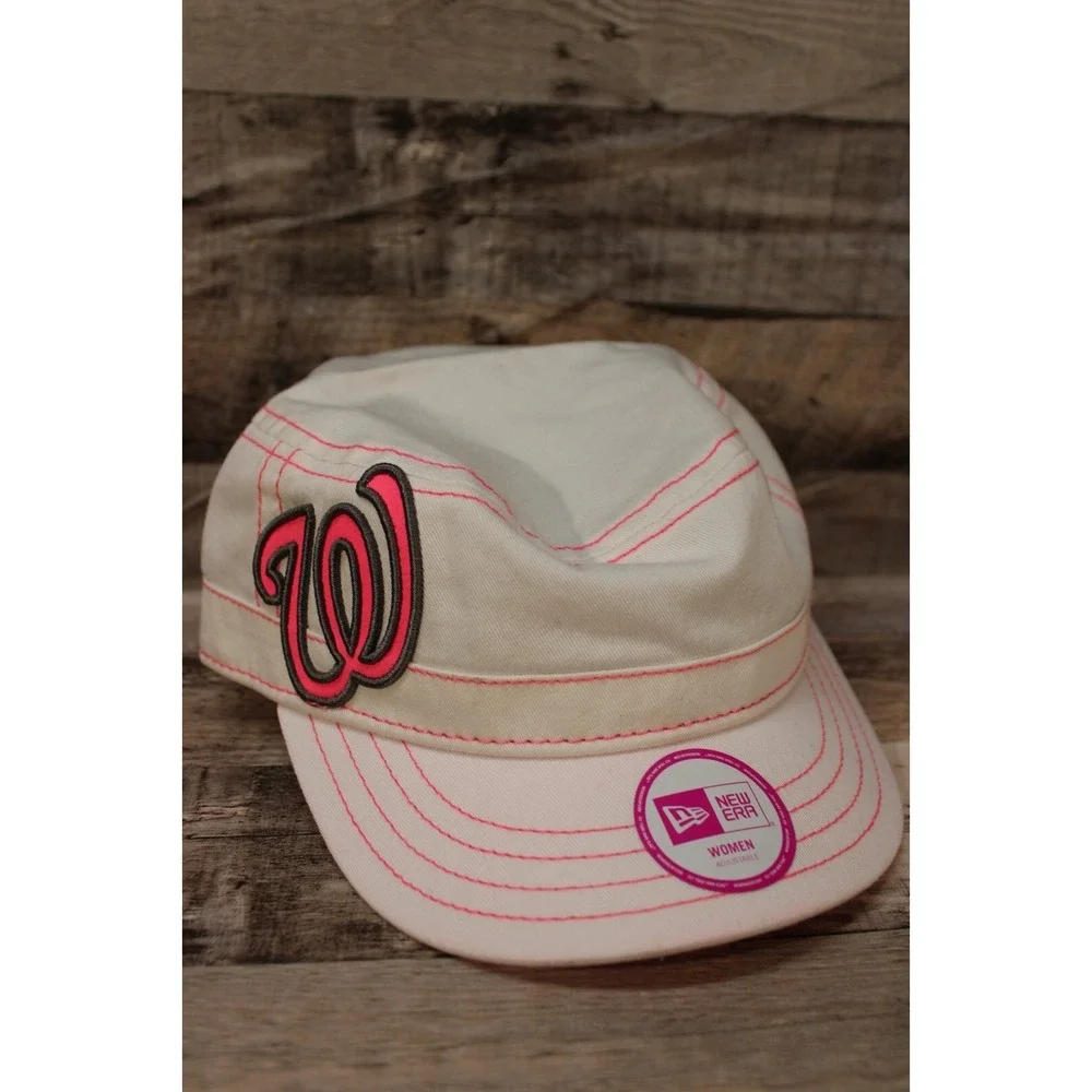 New Era Women Washington Nationals Cadet Hat Adjustable Fash Chic‎